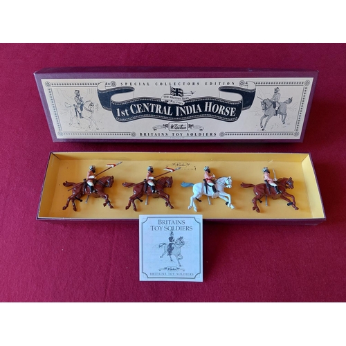 263 - Boxed Britains toy soldiers 1st Central India Horse. Excellent condition.