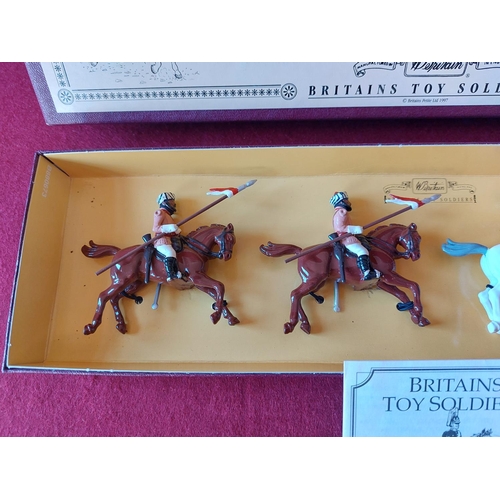 263 - Boxed Britains toy soldiers 1st Central India Horse. Excellent condition.