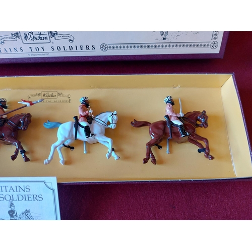 263 - Boxed Britains toy soldiers 1st Central India Horse. Excellent condition.