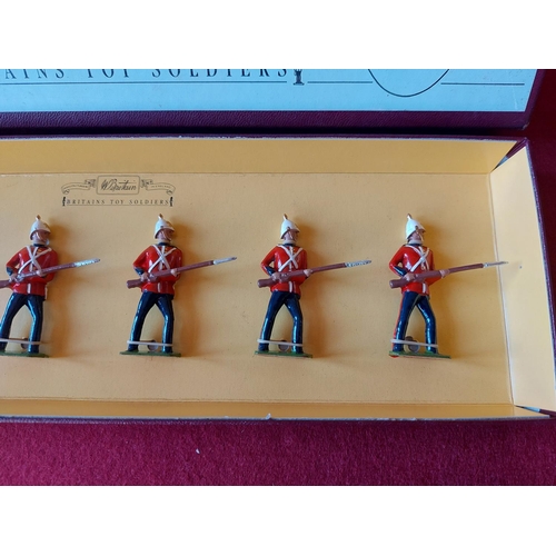 265 - Boxed Britains toy soldiers Worcestershire Regiment. Excellent condition.