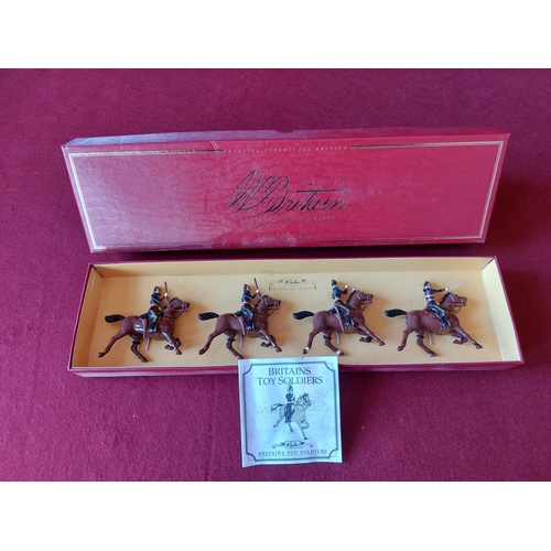 268 - Boxed Britains toy soldiers The Lancashire Yeomanry. Excellent condition.