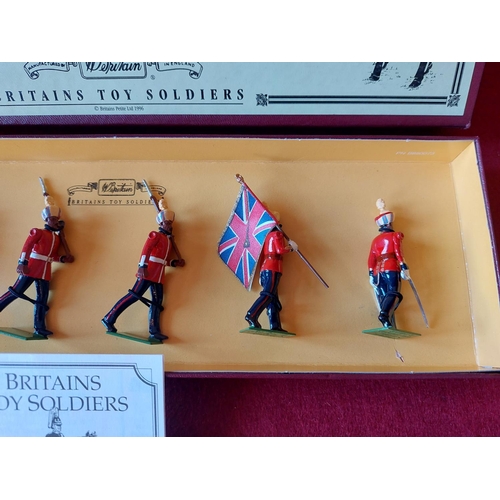 269 - Boxed Britains toy soldiers 1st Regiment of Bombay Infantry. Excellent condition.