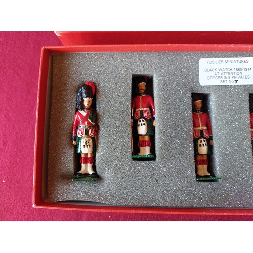 270 - Boxed Fusilier Miniatures Black Watch 1880/1914. Excellent condition.