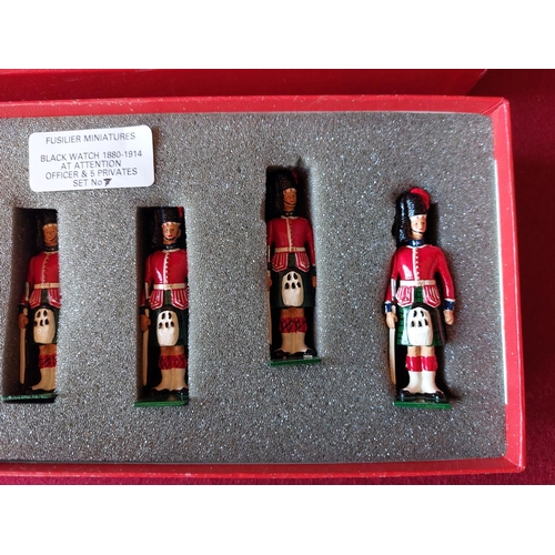 270 - Boxed Fusilier Miniatures Black Watch 1880/1914. Excellent condition.