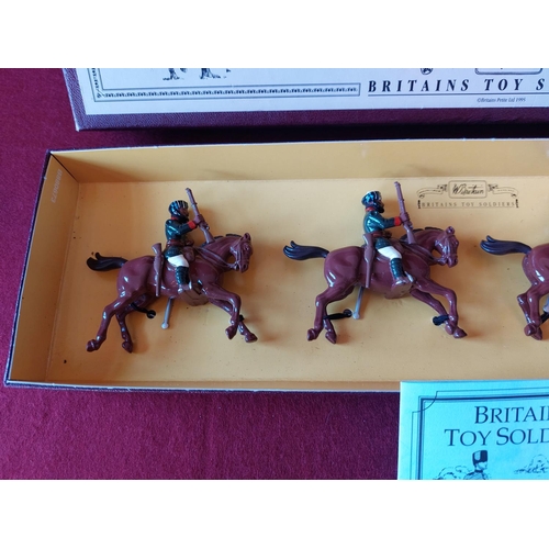 271 - Boxed Britains toy soldiers 25th Cavalry Frontier Force. Excellent condition.