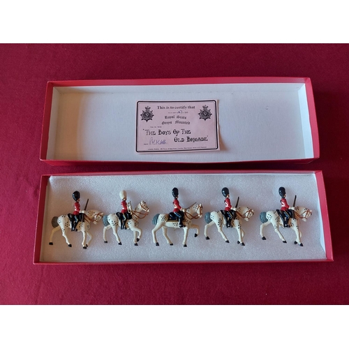 275 - Boxed Langley Models Royal Scots Greys Mounted 