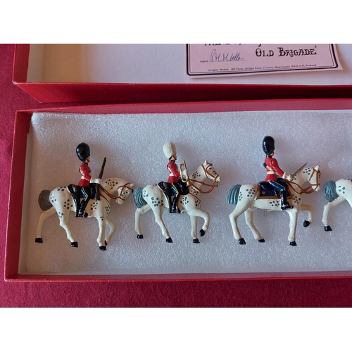 275 - Boxed Langley Models Royal Scots Greys Mounted 