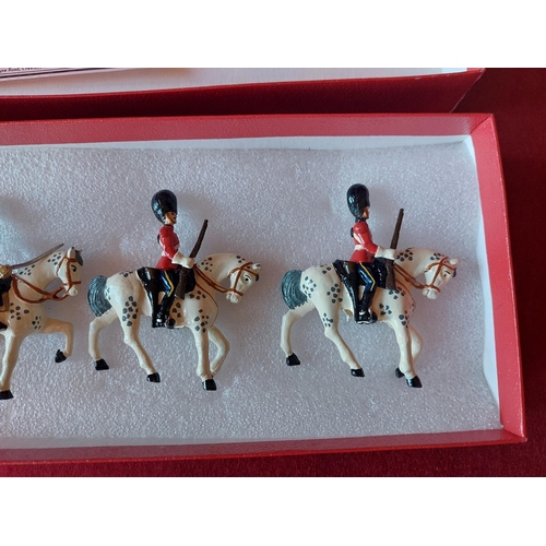 275 - Boxed Langley Models Royal Scots Greys Mounted 