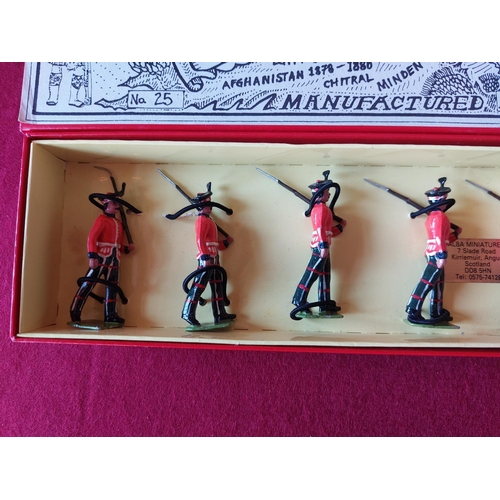 277 - Boxed Alba Miniatures Kings Own Scottish Borderers. Excellent condition.