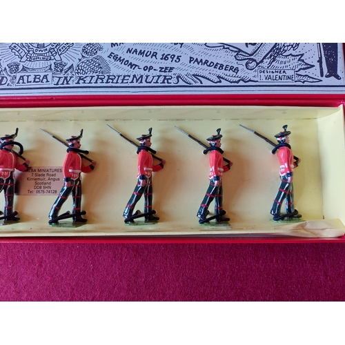 277 - Boxed Alba Miniatures Kings Own Scottish Borderers. Excellent condition.