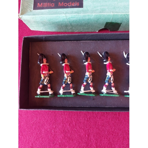 279 - Boxed Militia Models Gordon Highlanders 1897. Excellent condition.