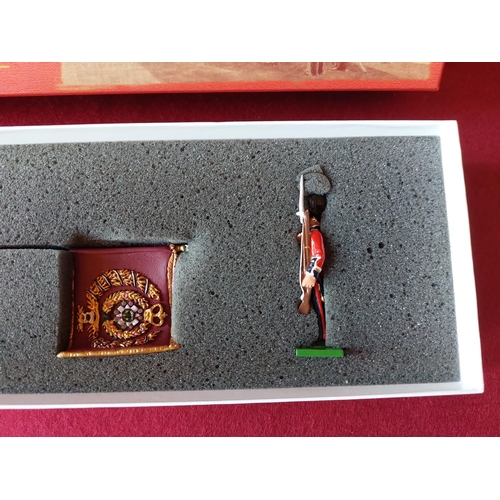 284 - Boxed Britains toy soldiers Collectors Club Scots Guards. Excellent condition.