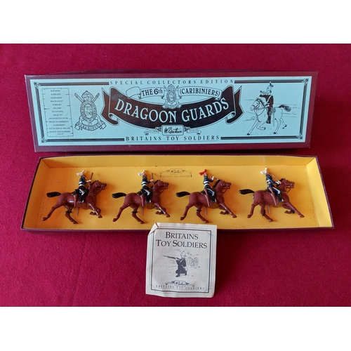 287 - Boxed Britains toy soldiers 6th Carabiniers Dragoon Guards. Excellent condition.