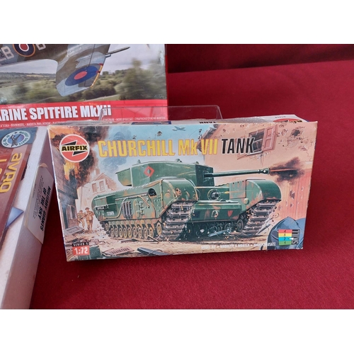 300 - Collection of boxed Airfix kits and Revell.