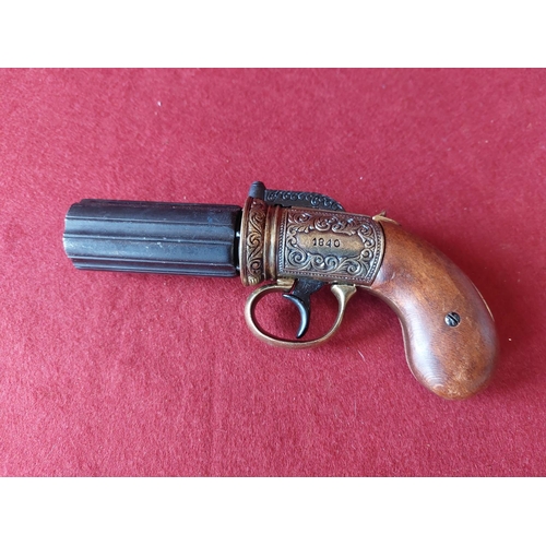 319 - Replica 1840 London Pepperpot pistol.