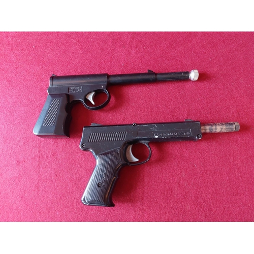 320 - Pair vintage air pistols Diana SP50 and Gat by Harrington and Son.