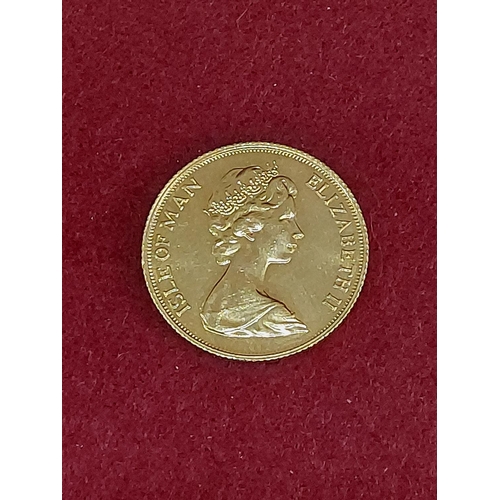 35 - 1973 Isle of Man full sovereign