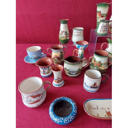 373 - Collection of Torquay pottery.