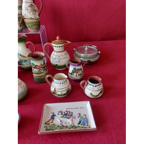 373 - Collection of Torquay pottery.