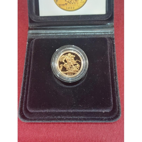 38 - 1982 gold sovereign proof in capsule