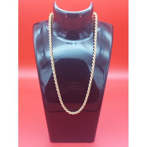 55 - 9ct gold necklace 6.4 grams