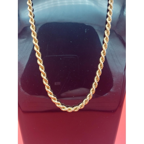 55 - 9ct gold necklace 6.4 grams