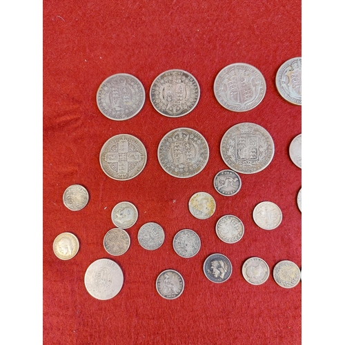 122 - Collection of silver coins 146 grams