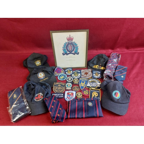 170 - Collection of mostly Canadian police and security items.