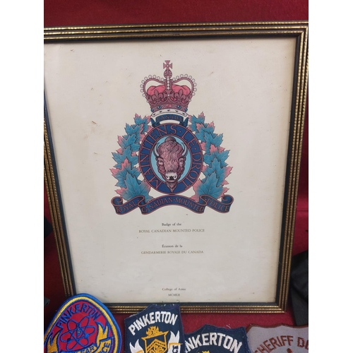 170 - Collection of mostly Canadian police and security items.