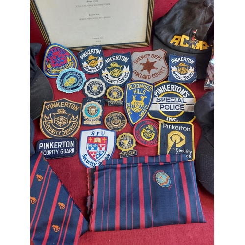 170 - Collection of mostly Canadian police and security items.