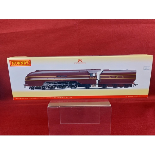 176 - Mint boxed Hornby 00 gauge LMS Streamlined Princess Coronation Class King George VI R3639.