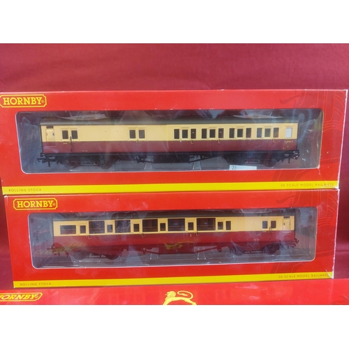 185 - 3 x Mint boxed Hornby 00 gauge various coaches R4348B,R4349B,R4405A.