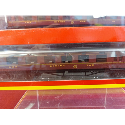 187 - 2 x Mint boxed Hornby 00 gauge R4802 LMS Dining Car '238'.