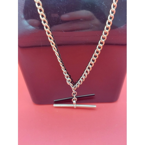 2 - 9ct gold necklace, length 18.5