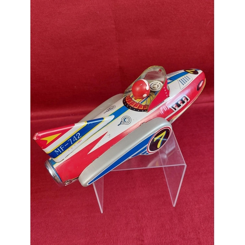 201 - Tinplate Rocketship made in China