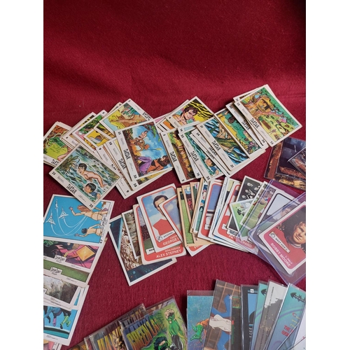 219 - 1960's - 1980's Bubblegum cards including Captain Scarlet, Tarzan, Disney, American civil war & a fe... 