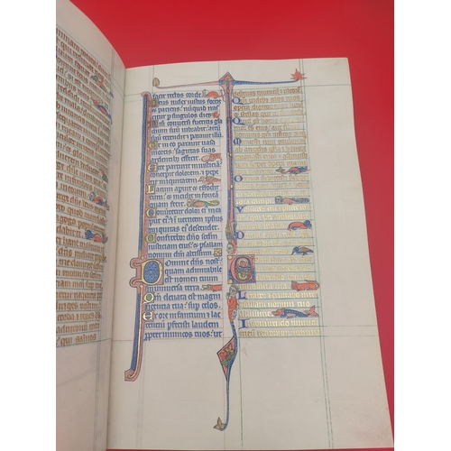 247 - Rare facsimile of The Peterborough Psalter together with the Commentary to the Facsimile Edition. Th... 