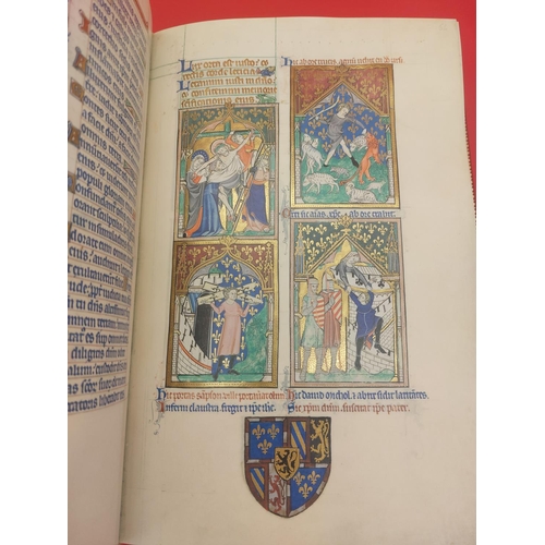 247 - Rare facsimile of The Peterborough Psalter together with the Commentary to the Facsimile Edition. Th... 