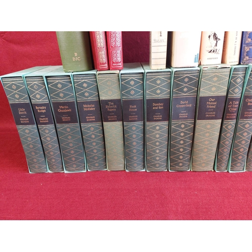 248 - Collection of Folio Dickens books and others. Perfect bookcase filler.