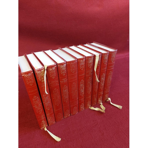 250 - Decent quality bound collection of books. Ideal shelf/bookcase fillers.