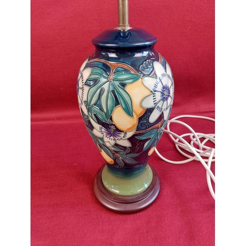 275 - Moorcroft table lamp