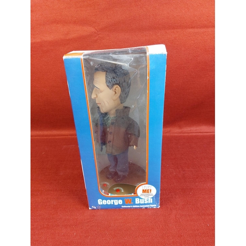 323 - George W Bush Collectors Edition animated figure.