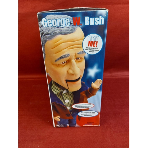 323 - George W Bush Collectors Edition animated figure.