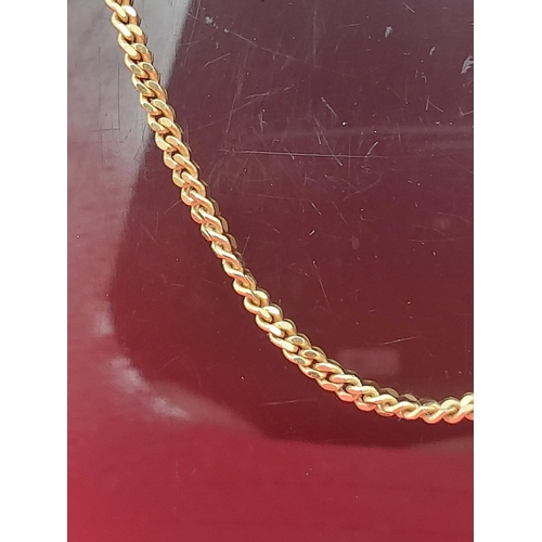 34 - 18ct gold necklace 8.5 grams