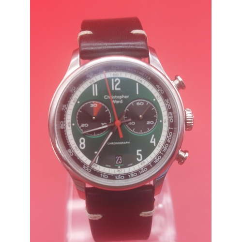 86 - Christopher Ward chronograph wristwatch C3 Grand Tourer.