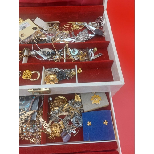 97 - Box of costume jewellery.