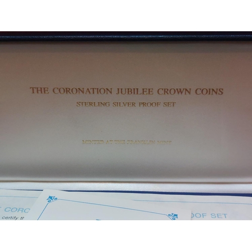 135 - Coronation Jubilee Crowns of Barbados 1977, Belize, British Virgin Islands, Cook Islands & Solomon I... 