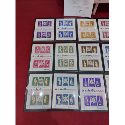 139 - 21 Harry Allen 25 the anniversary Commonwealth first day covers and Stamp sheets. Crown Agents