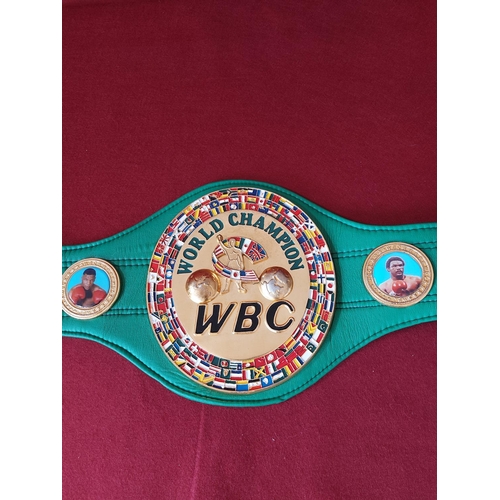 234 - Floyd Mayweather signed WBC World Champion Belt