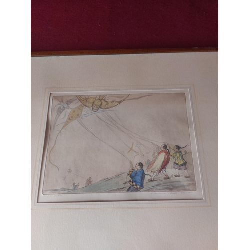 240 - 2 x Chinese / Japanese Art Deco coloured Etchings by Robert Herdman Smith (1879 - 1945) Each etching... 